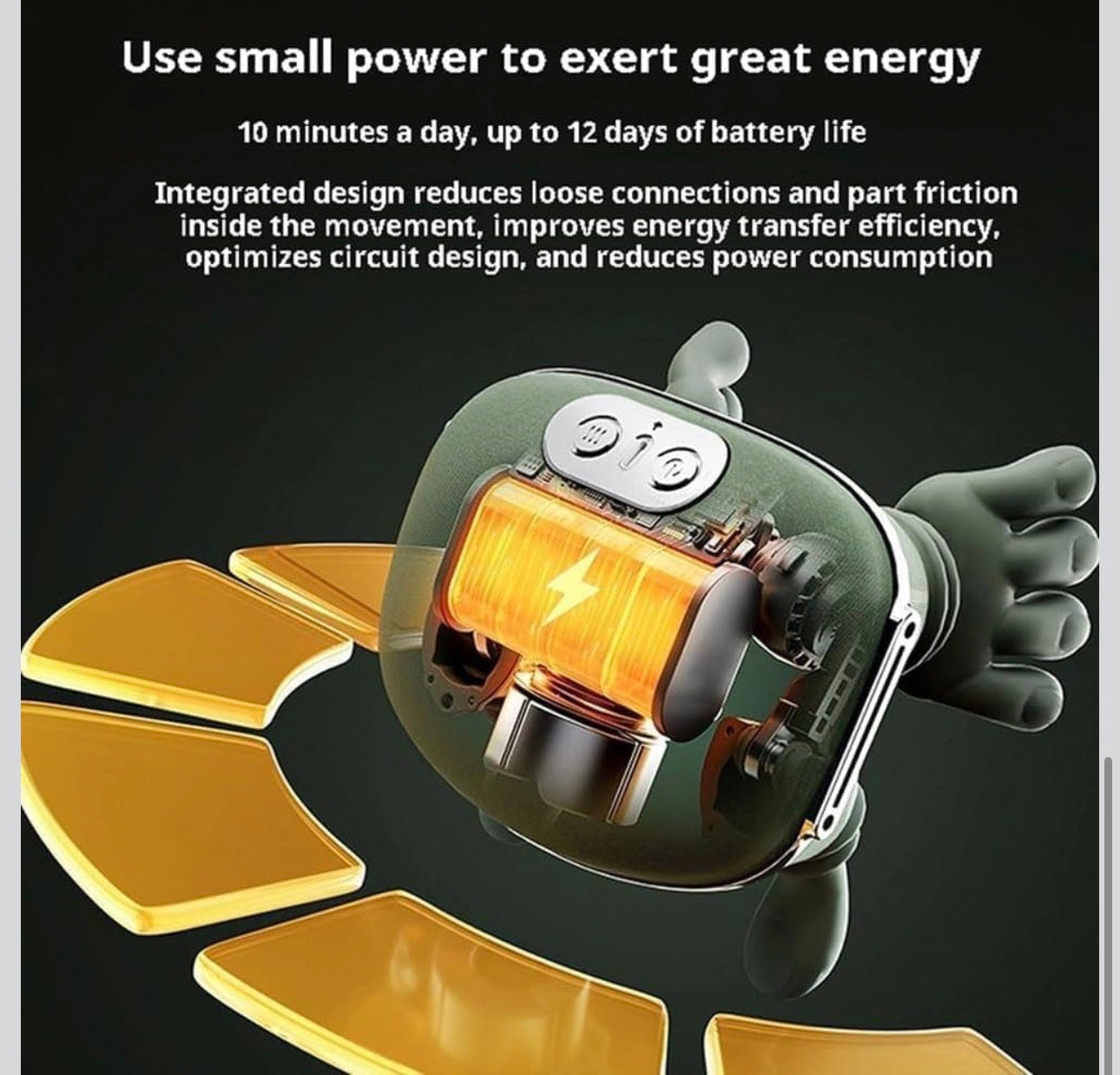 Heated Massager, Wireless Portable Shiatsu Neck and Back Massager, Electric Deep Tissue 4D Kneading Massage, Simulated Human Hand Design for Pain Relief and Muscle Relax