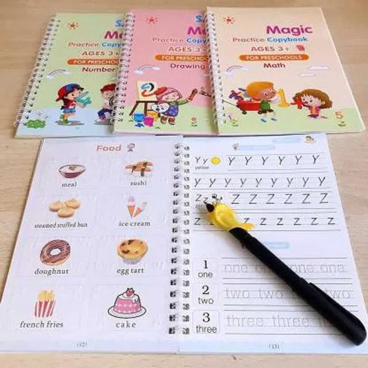 Give Your Child a Head Start in Writing & Learning (4 Book + 10 Refill) (A-127)